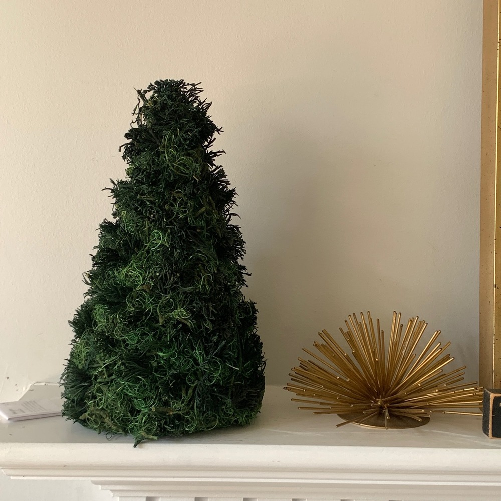 IKEA Vinter 2021 Artificial Moss Christmas Tree Green Tabletop Decor 405.042.06